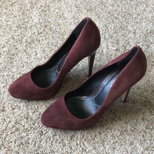 Charles David Purple Suede Pumps